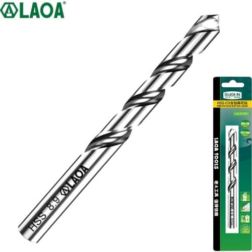 LAOA 1pc HSS Drill Bits for Metal 9.0-13.0mm Straight Shank Drill Bits Electric Drills Parts Metal Process