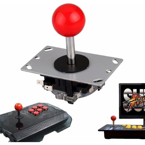 Elecrow Hottest 8 Way Arcade Game Flight Joystick Arcade Red Ball Replacement Use For 4 Microswitches to Detect on/off Position
