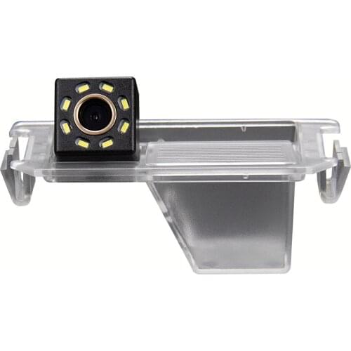 Misayaee Car Rear View Reverse Parking Camera Golden 8 LED for Hyundai Elantra GT/ I30 2016 2017 2018 Night Vision Waterproof