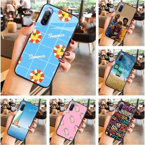 TPU Soft Case Phone Case For Sony Xperia10 III Anti-knock Waterproof For Woman Dirt-resistant