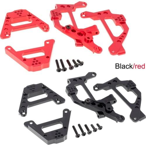 1 set Aluminum Alloy Metal Front+Rear Shock Absorber Rack for AXIAL SCX10 III AXI03007 1/10 RC Car Upgrade Parts
