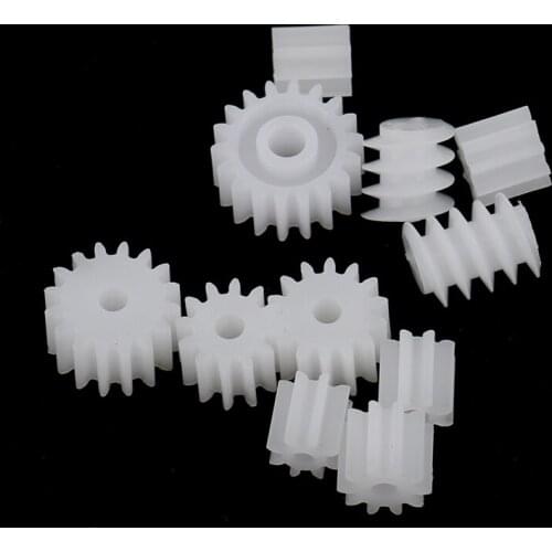 11pcs/set Plastic Gear Worm Cogs for Kids Stem Project Learning Toys Modeling Making Spare Parts