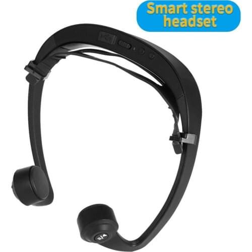 Portable V9 Rechargeable Wireless Bluetooth4.2 Bone Conduction Neckband Wearable Stereo Headphones CVC noise reduction Car Tools