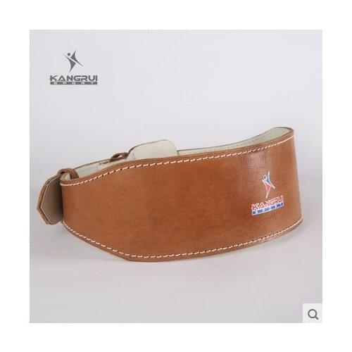 Cowhide Weight Lifting Waistband Belt Pesas Belt Fitness GYM Equipment Waist protector Lumbar Support Weightlifting Waist Belt