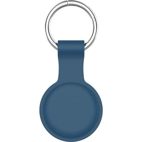 28EA Silicone Tracker Cover Keychain Anti-lost For Airtags Protective Sleeve For Locator Tracker