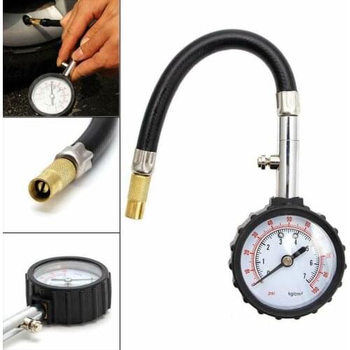 Accurate Long Tube Auto Car Bike Motor Tyre Air Pressure Gauge Meter Vehicle Tester Monitoring System