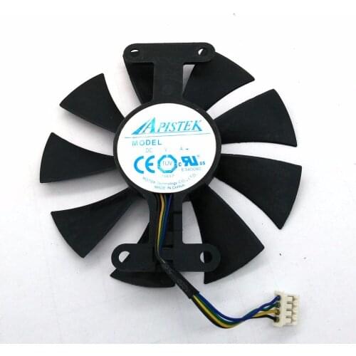 Original for ZOTAC GTX1050ti GTX1060-3GD5 Graphics card cooling fan GA91S2H 0.35A DC12V pitch 24*72MM diameter 85MM