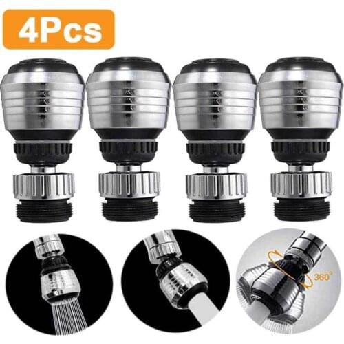360 Rotate Faucet Water Saving Kitchen Faucet Aerator Water Diffuser Bubbler Shower Filter Shower Head Nozzle Tap Connector