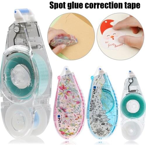 1PC Mini Double Sided Adhesive Roller Dots Tape Glue Dispenser Stick Scrapbooking Decor Student Stationery Office School Supply