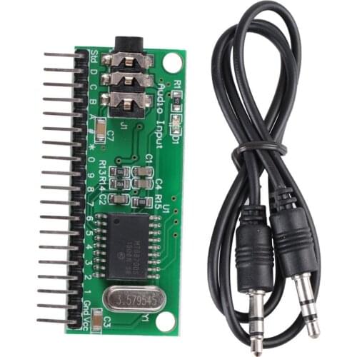 16 Channels MT8870 DTMF Audio Decoder Phone Voice Decoding Controller for Smart Home Durable