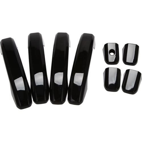 ABS Chrome Passenger Side Outer Exterior Door Handle Covers for Chevrolet Silverado GMC Sierra 1500 2500 3500 2014-2020