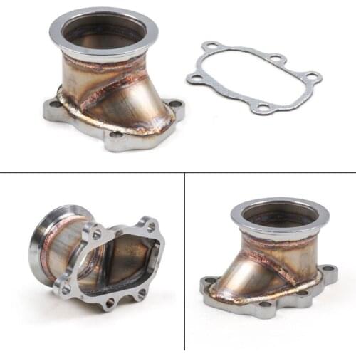 Stainless Adapter for T25 T28 GT25 GT28 Turbine V-Band Clamp Flange Adaptor 63mm