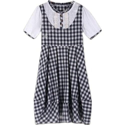 Blue Hat Summer Cotton Dresses