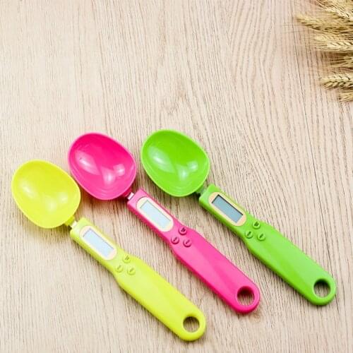 New LCD Digital Kitchen Scale Electronic Cooking Food Weight Measuring Spoon 500g 0.1g Coffee Tea Sugar Spoon Scale Kitchen Tool