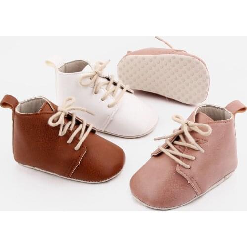British Style Brown Baby Shoes Toddler Baby First Walkers Sneakers Soft Bottom Anti Slip Newborn Shoes Infant Boy Girl Shoes