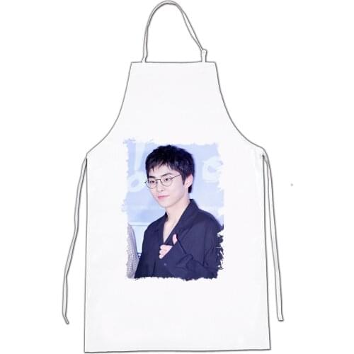 MERCHANDMANIA apron A3 EXO XIUMIN LOVE CALL ME BABY Home Kitchen cooking white polyester fiber custom offer