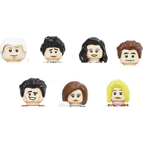Friends Series Figures Heads CY009 CY010 CY011 CY012C CY013 CY014 CY015 Building Blocks Bricks Toys For Kids Children Gifts