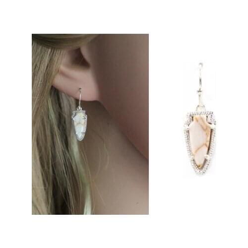 Fashion Choker Necklace for Women Claw Cute Quartze Oval Pendant Druzy Necklace Jewelry for Women