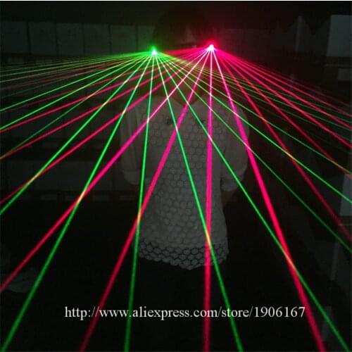 Fashion Red Green Laser Man Glasses Party Christmas Halloween Laserman Glasses For Laser Show
