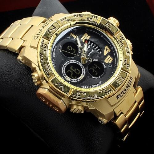 Quamer MTL0009 Men Wristwatch Clock