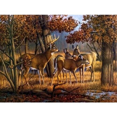 A14671 11CT/14CT/18CT/25CT/28CT oil scenery patterns Counted Cross Stitch DIY Cross Stitch Kits Embroidery Needlework Sets