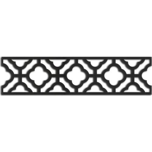 Wall Sticker 3D Geometric Pattern Self-Adhesive Acrylic Wall Border Stickers for Room Home Wall Decoration Stickers