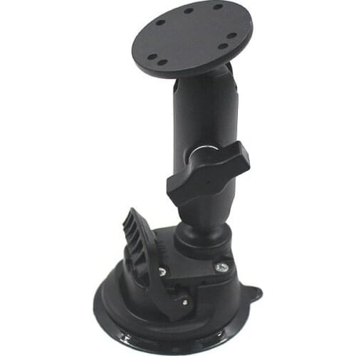 Car Window Twist Lock Suction Cup Mount + Ball Head Socket Arm + Round Disc Base for Smartphone