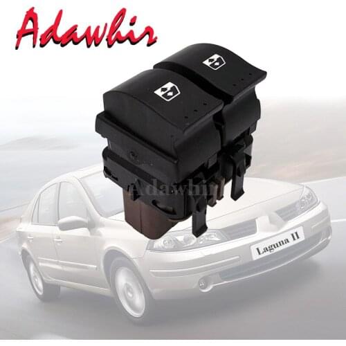 Front Door with Anti-pinch Protection Left and Right Rear Window Control Switch for Renault Laguna II 8200315040 8200315050