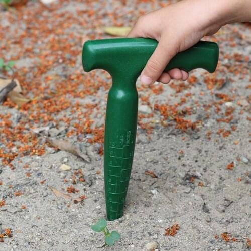 Plastic Hole Puncher Gardening Bonsai Flower Planting Weeding Digging Seedling Tool Utility Planters Transplanting Device