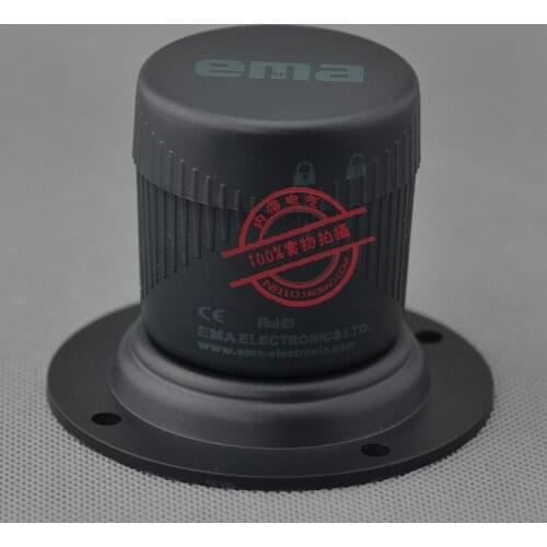 [SA]Imam EMA 50 warning lamp holder directly 0550TBPK black base mounting plate type--10pcs/lot