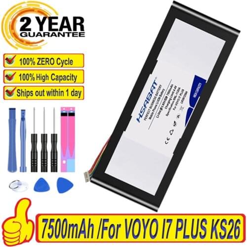Top Brand 100% New 7500mAh LR3912584 Battery for VOYO I5 I7 Plus KS26 Tablet PC Batteries + free tools