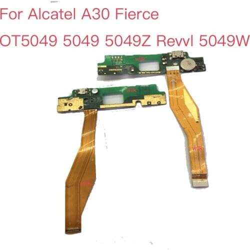 USB Port Charging Board For Alcatel A30 Fierce OT5049 5049 5049Z Revvl 5049W USB Charging Dock Port Flex cable Repair Parts
