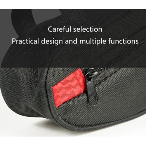 B36F Waterproof MTB Bike Triangle Storage Bag Bicycle Cycling Tube Front Frame Pouch