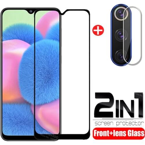 2in1 Tempered Glass For Samsung a30s a30 s a 30s a 30 s Screen Protector Camera Lens Film On a30s safety armor Glas A307F