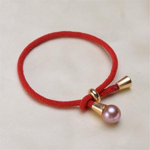 DIY pearl accessories 925 silver pearl jade bracelet empty hold fashion bracelet holder