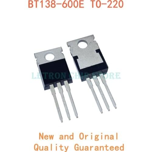 10PCS BT138-600E TO220 BT138-600 TO-220 BT138 600E original and new IC Chipset