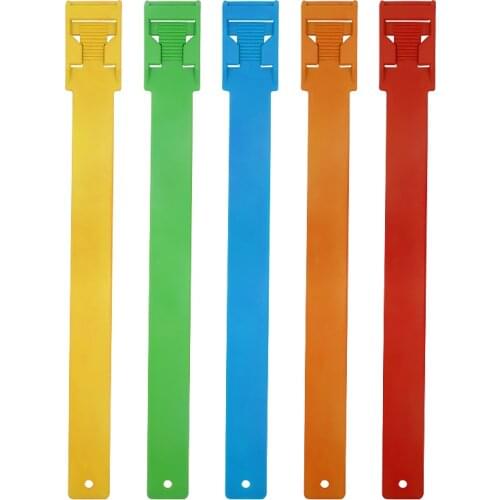 10Pcs Cow Identification Bands 5 Color Multicolor Cattle Foot Ring Cow Cattle Foot Ring Marking Ring Supplies for Farm Livestock