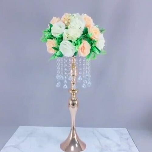 12pcs)Wedding display stand metal candelabra for wedding table centerpiece decoration yudao1422