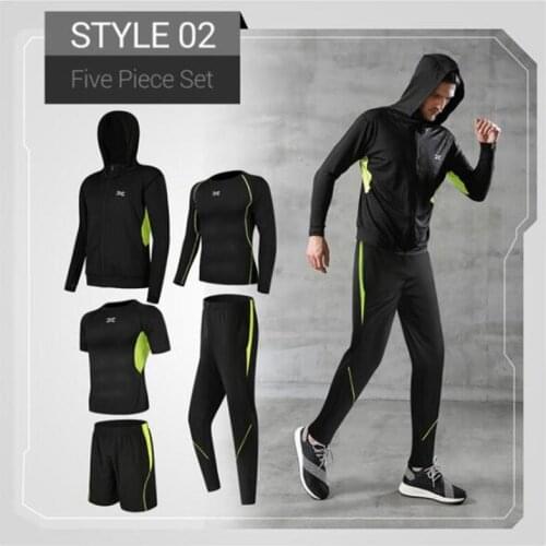 5pcs/set Motocross T Shirt Mans T-shirt Motocross Jersey And Pants Motorcycle Jacket Quick Dry Sport Suit Summer Sport Wear