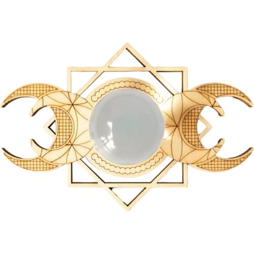 Flower of life Wooden Grid Board Geometry Wall Hanging Decor Wall Sculpture Home decoration