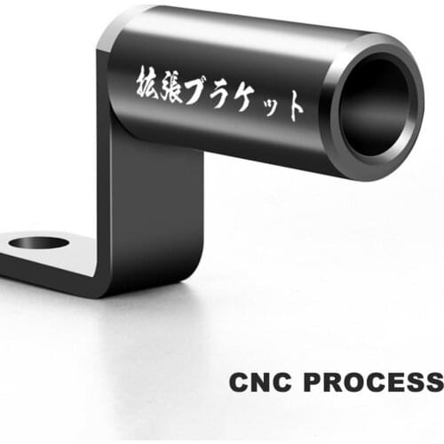 LMotorcycle Rearview Mirror Holder Multifunctional Extension Bracket Aluminium Headlight Mount for Motorbike Modification