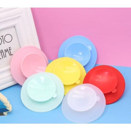 Baby Dishes Silicone Plate Suction Tray Antislip Mini Mat Toddler Placemat Children Kids Food Feeding Bowl base suction cup pad