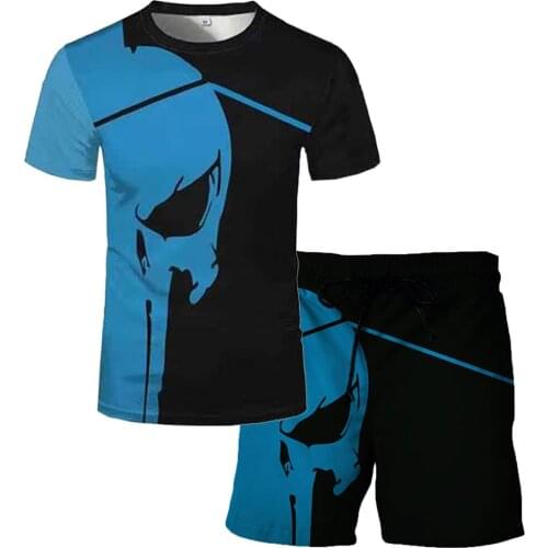 New Fashion 3D Printed Cartoon Skull Men/Women T Shirt And Shorts Funny Skeleton Short Sleeve Summer Casual T-Shirt Tops Tees