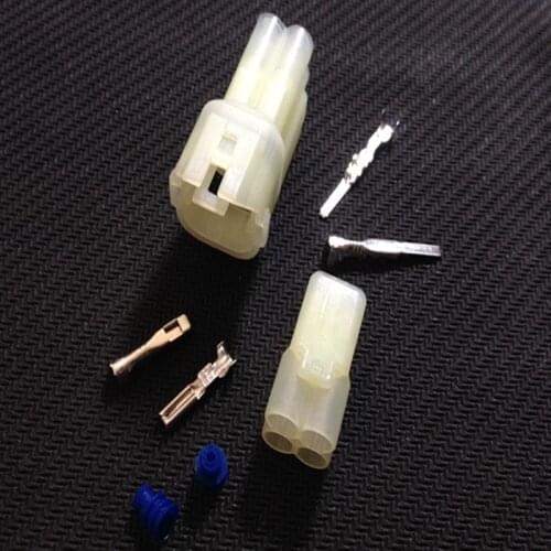 10/20/50/100sets/lot 4 Pin/Way HM .090 Sumitomo Female And Male Waterproof Wire Plug Connector 6180-4181 6187-4441