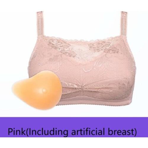 Breast Prosthesis Bra Set Without Steel Ring Cotton Underwear After Breasts Cancer Surgery Surgical Resection Women Bras H4619
