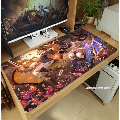 Anime Ishtar Ereshkigal Fate/Grand Order Mouse Pad Thicken Laptop Gaming Mice Mat Table Keyboard Mat Anti-Slip Playmat Cosplay