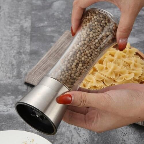 Salt and Pepper Grinders Manual Mill Large Stainless Steel Adjustable Coarseness