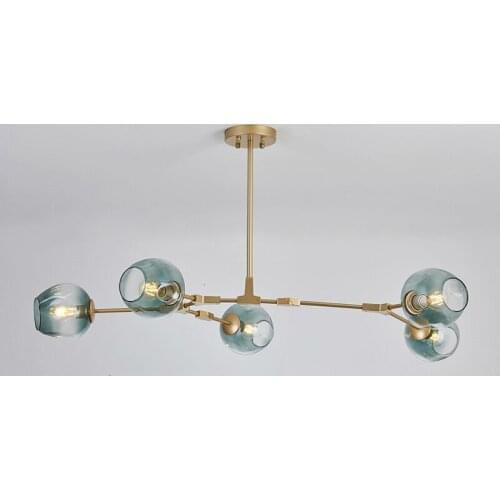 Nordic Black Iron Art Chandeliers Vintage Loft Industrial Pendant Lamp Dining Kitchen Suspension Luminaire LED Lighting