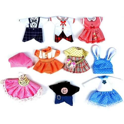 New 1/12 Doll Clothes for 16-17cm Doll Fashion Dress Skirt Outfit General Dress for Girl Toy Accessories Gift