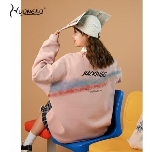 Женские толстовки с принтом NUONEKO China At AliExpress